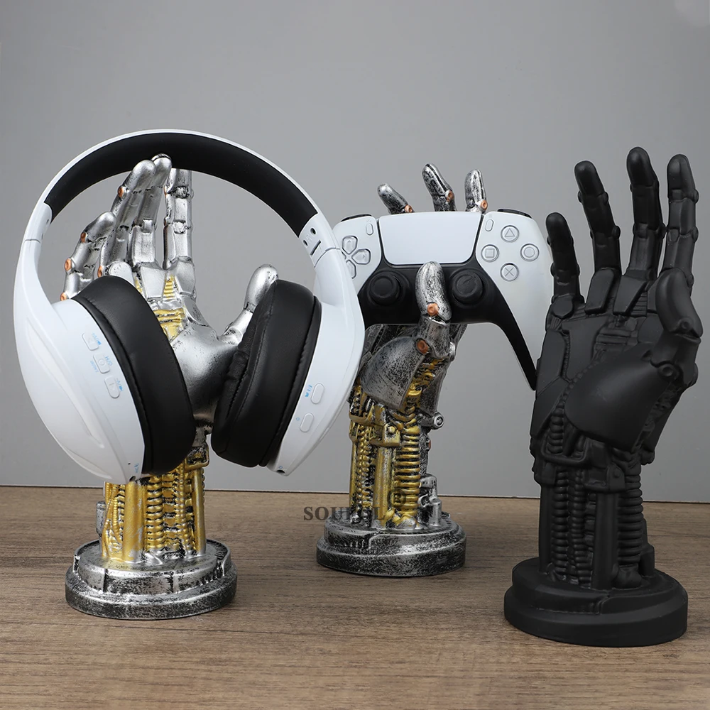 Gaming Setup Accessories Xbox - PS4/PS5/Xboxs 시리즈 게임패드 브래킷용 사이버펑크 로봇