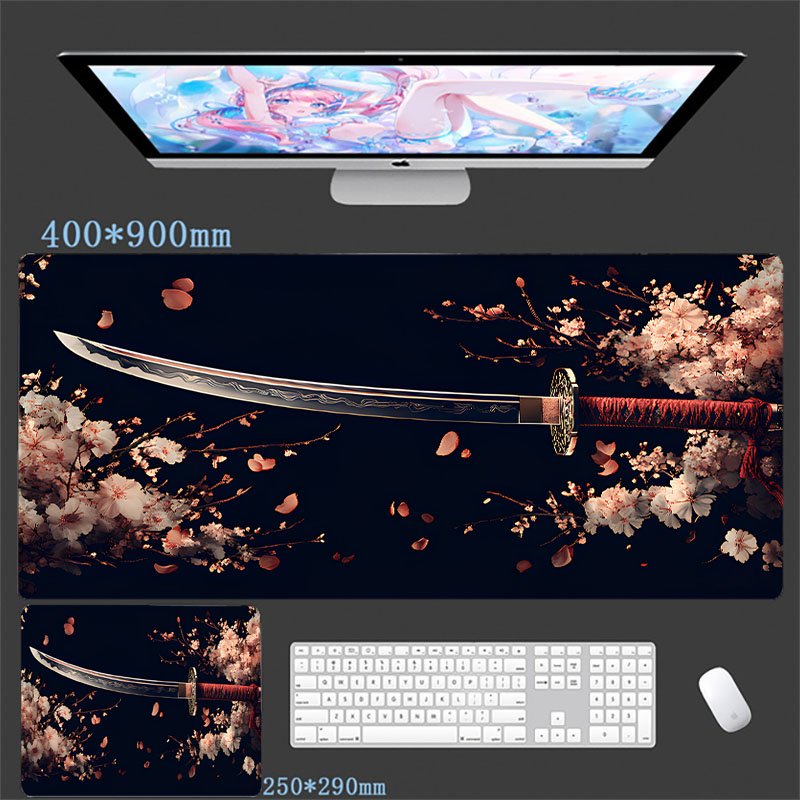 Gaming Accessories Companies - 사무라이 전사 칼 마우스 패드 게이머