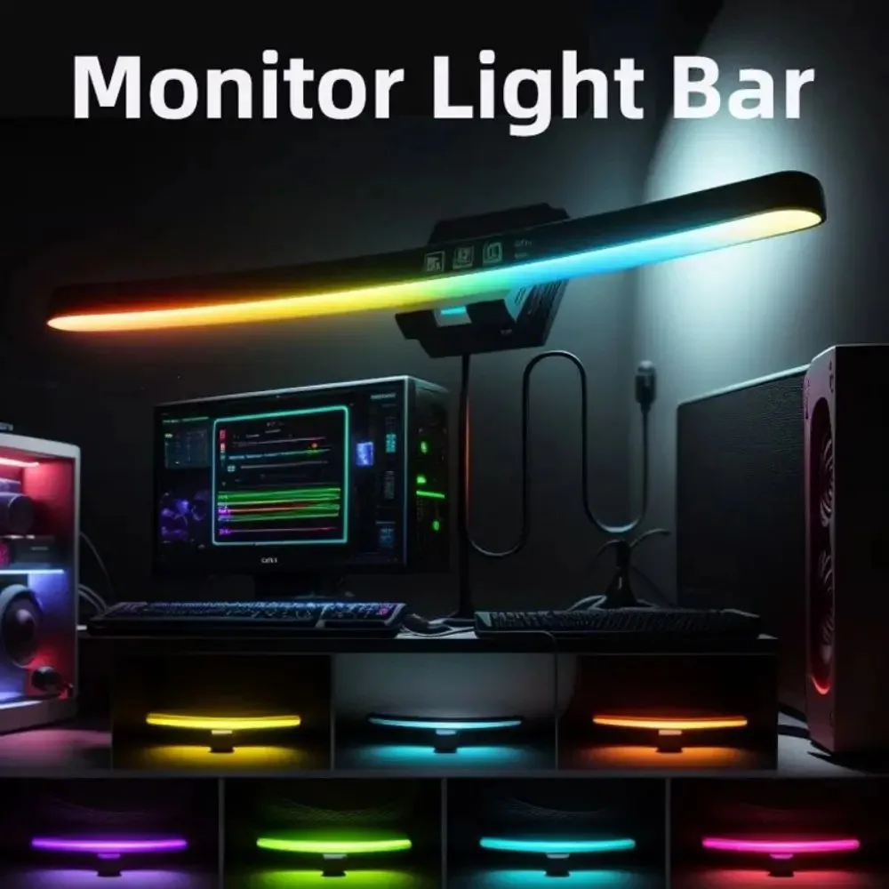 Monitor Light Bar - 곡선형 모니터 라이트 바 3색 조광