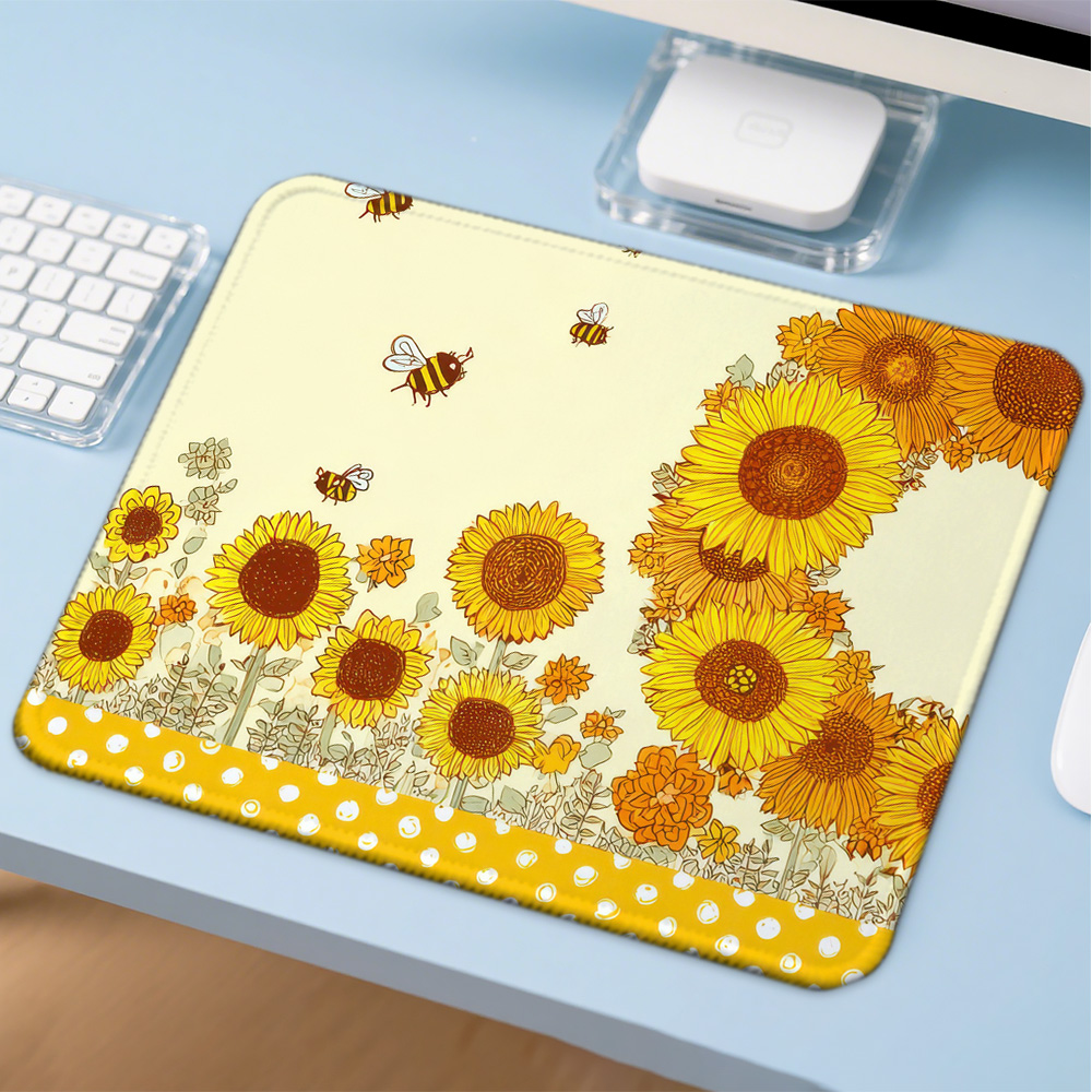 Gaming Accessories Companies - Mosepad Sun Flower 컴퓨터 매트 데스크