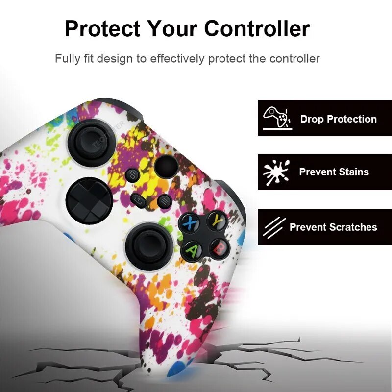 Xbox 시리즈 X/S 컨트롤러용 소프트 실리콘 케이스 - Gaming Setup Accessories Xbox 리뷰 및 가격