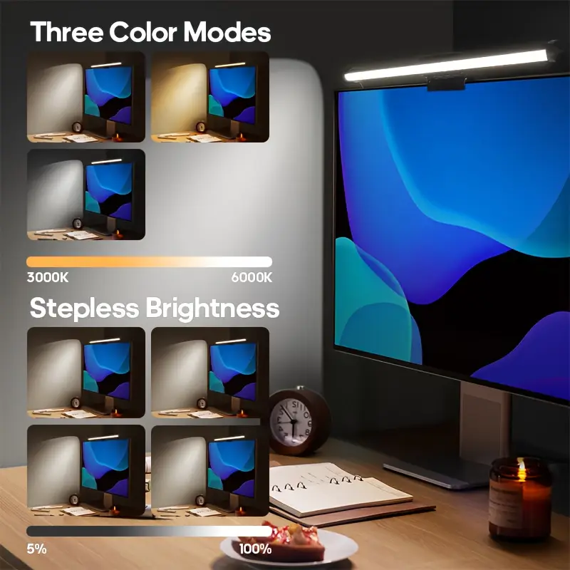 USB 전원 LED 모니터 라이트 바, RGB 색상 변 - Monitor Light Bar 리뷰 및 가격