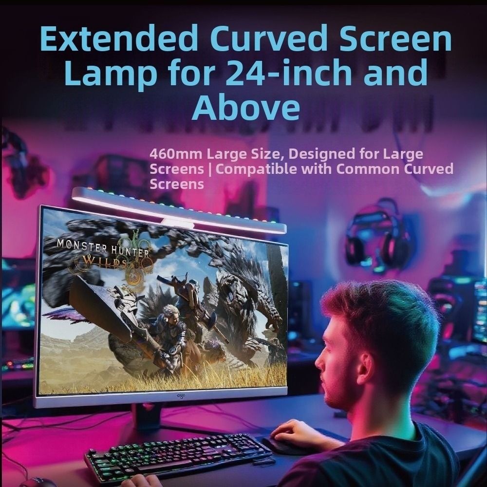 RGB 분위기 모니터 라이트 바 터치 컨트롤 디밍 기능 - Monitor Light Bar 리뷰 및 가격
