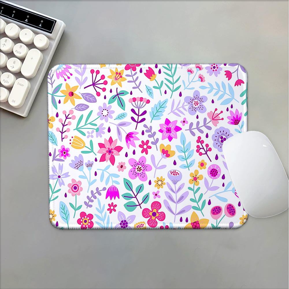 Mosepad 흩어진 꽃무늬 컴퓨터 매트 데스크 액세서 - Gaming Accessories Companies 리뷰 및 가격