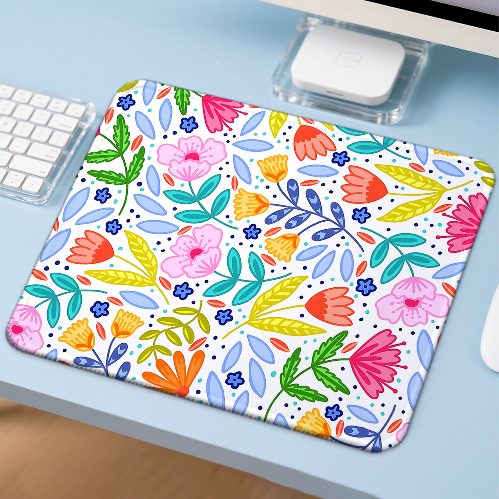 Mosepad 흩어진 꽃무늬 컴퓨터 매트 데스크 액세서 - Gaming Accessories Companies 리뷰 및 가격
