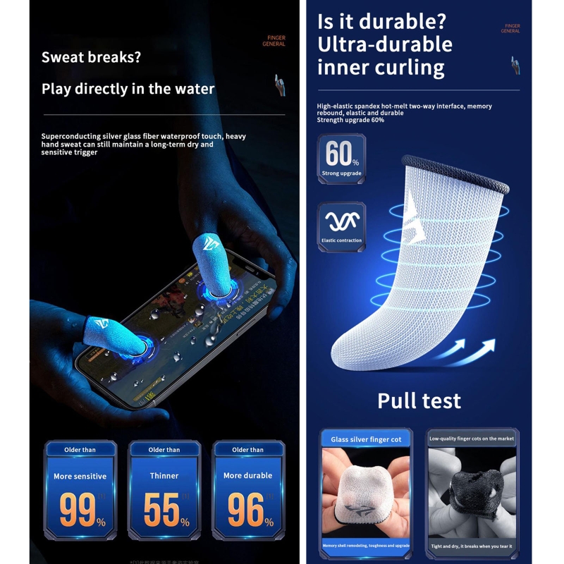 게이머 손가락 슬리브, 땀 방지, 게이머 손가락 커버, - Gaming Accessories Bundle 리뷰 및 가격