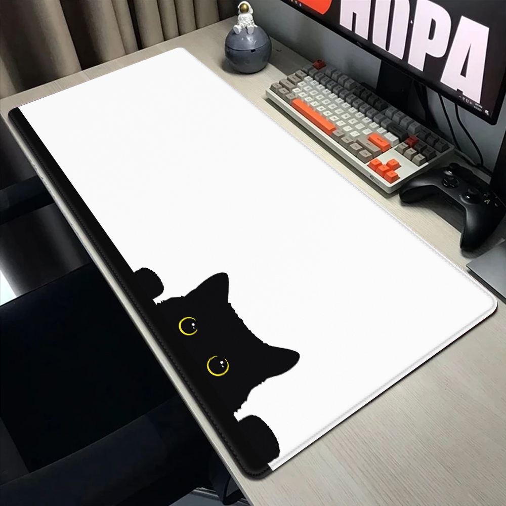 재밌는 검은 고양이 마우스 패드, 귀여운 고양이 컴퓨터 - Gaming Accessories Companies 리뷰 및 가격