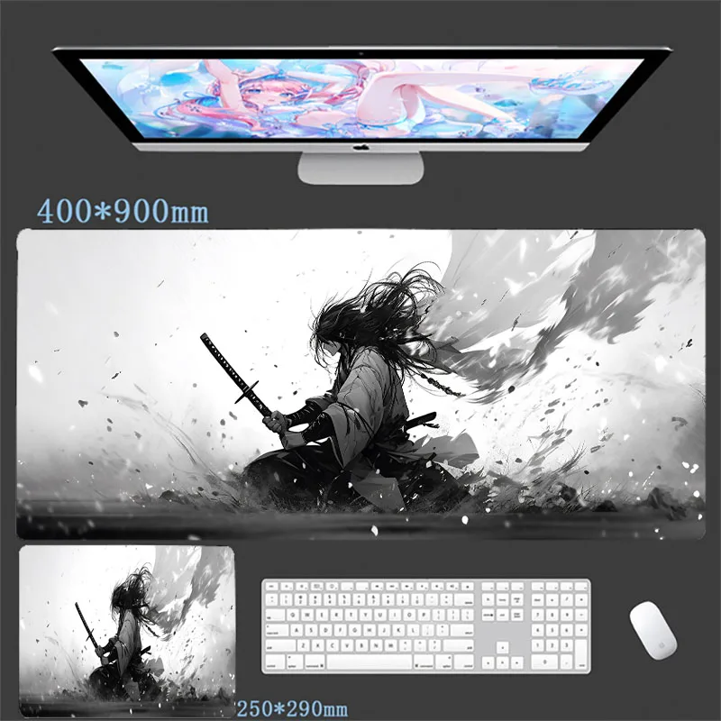 사무라이 전사 칼 마우스 패드 게이머 컴퓨터 액세서리  - Gaming Accessories Companies 리뷰 및 가격