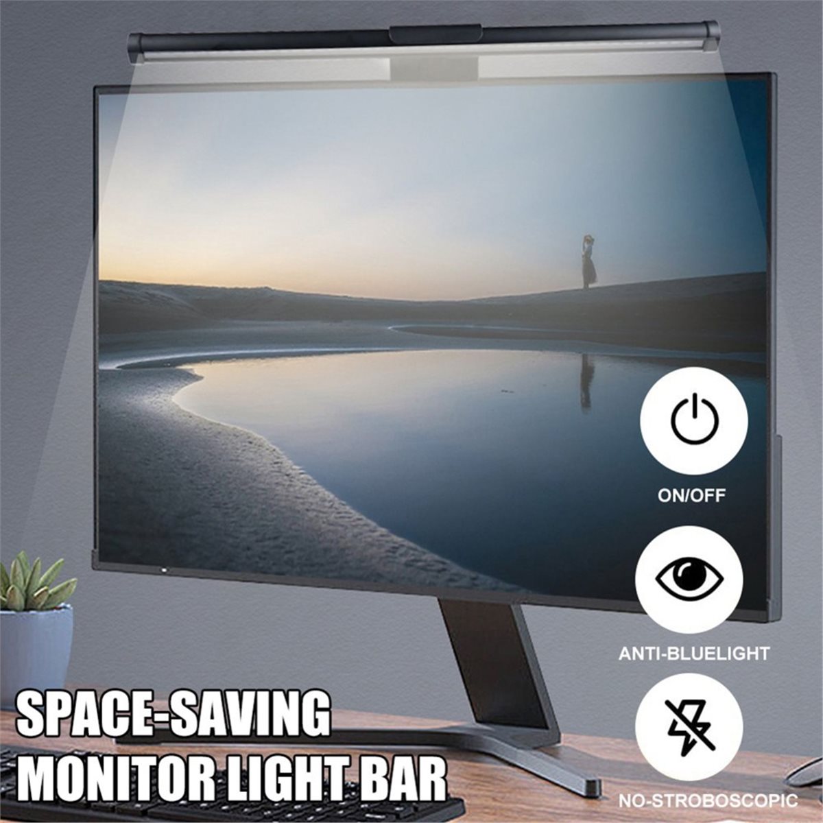 업데이트. LED 컴퓨터 모니터 라이트 바 눈 보호 기 - Monitor Light Bar 리뷰 및 가격
