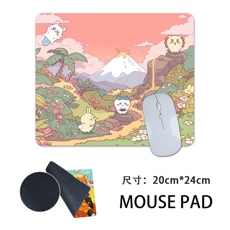 치이카와 시리즈 귀여운 만화 마우스 패드 애니메이션 미 - Gaming Accessories 리뷰 및 가격