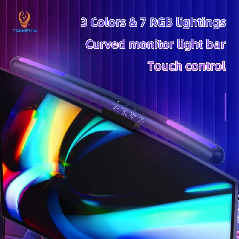 곡선 LED 모니터 라이트 바, USB RGB PC 스 - Monitor Light Bar 리뷰 및 가격